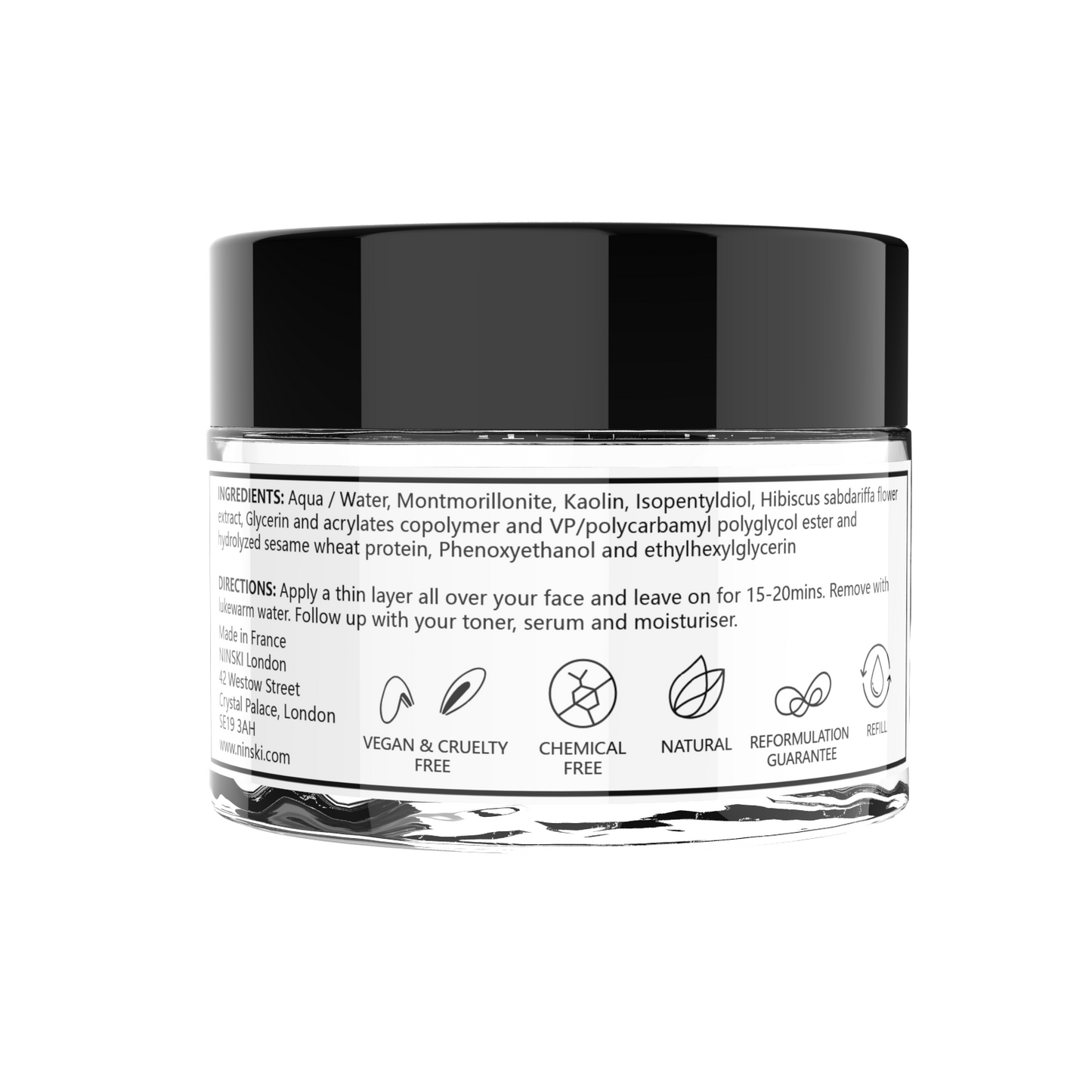 Pink Clay Hibiscus Mask 50ml